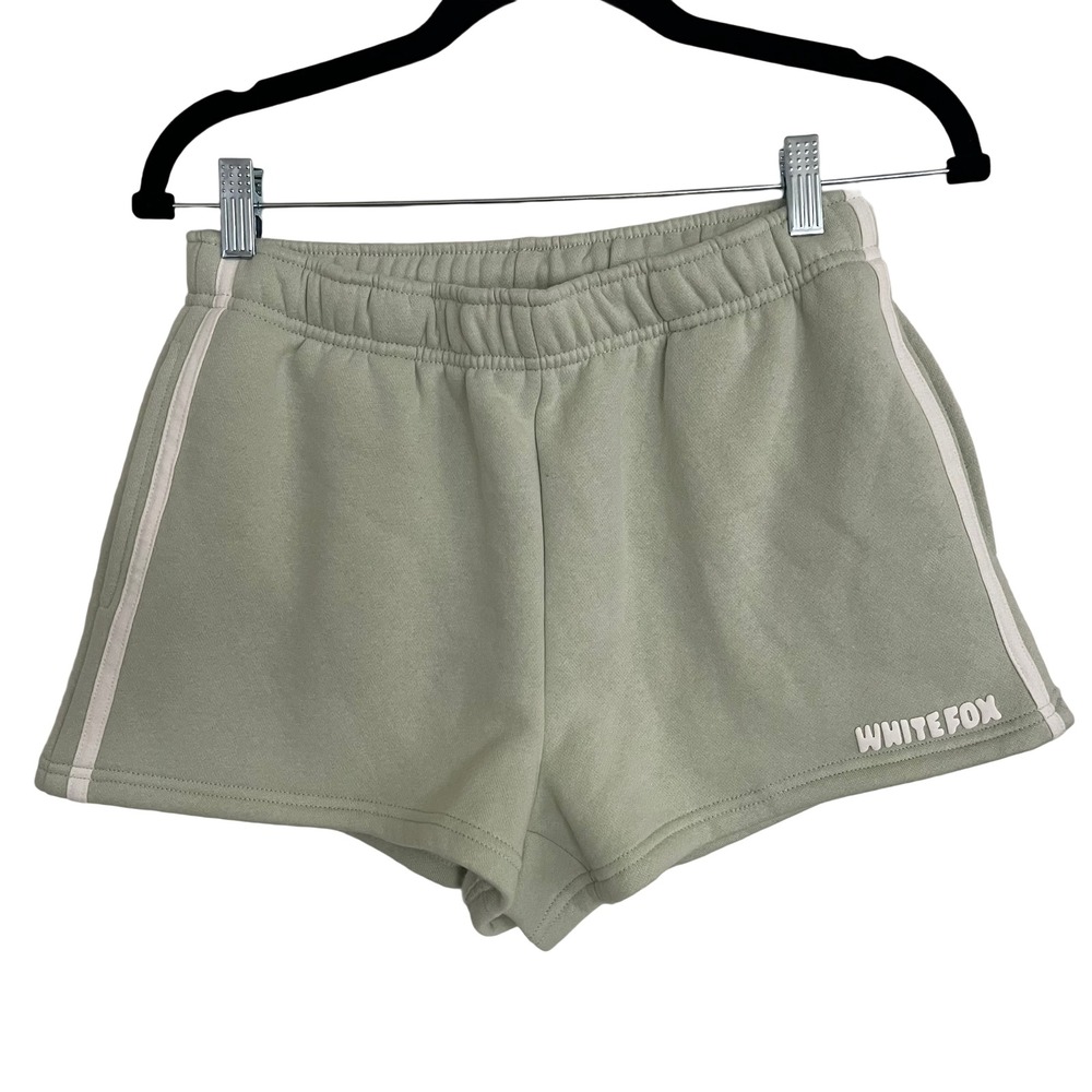 White Fox 11th Street Lounge Shorts Women Small Iced Matcha Green NWT Athleisure